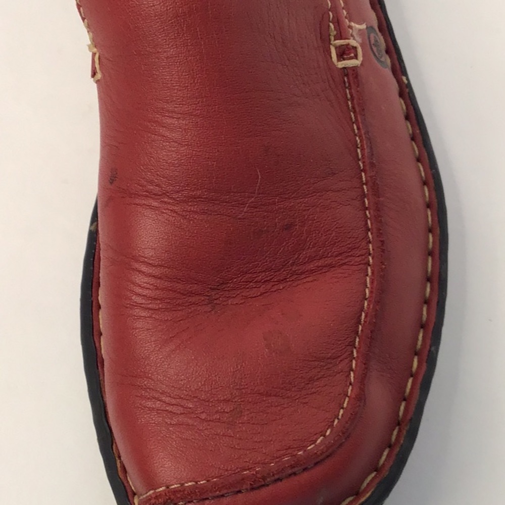 Born Red Leather Mules - Picture 8 of 9